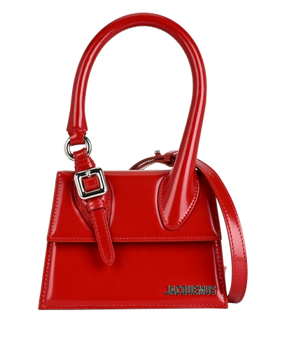 Le Chiquito, £250, Handbags, Red, Leather, Front view